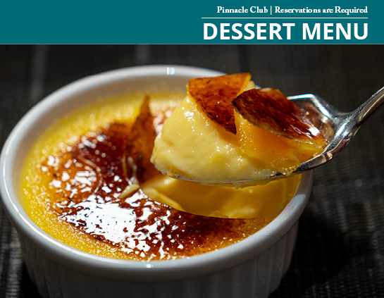 dessert menu sm